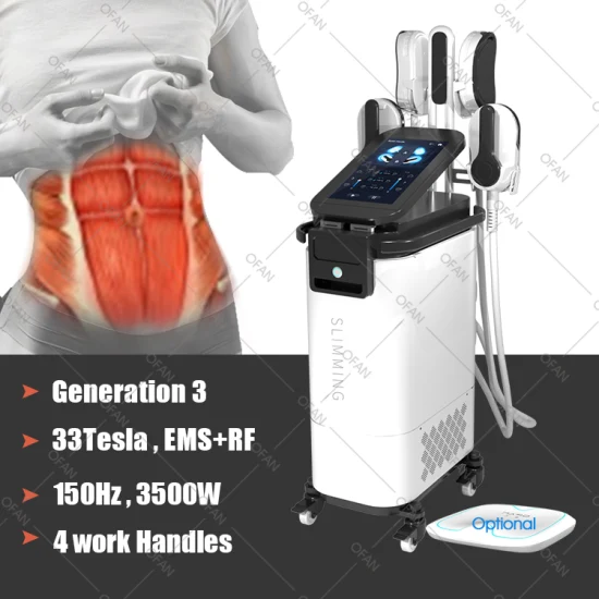 Ofan Body Shaping Dispositivos de emagrecimento dissolvem eletroímã muscular construir Neo EMS Slim Machine