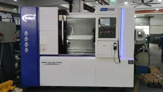 Máquina CNC de cama inclinada/Torno de torneamento CNC/Torno de bancada de precisão/Máquina de torneamento CNC (Z